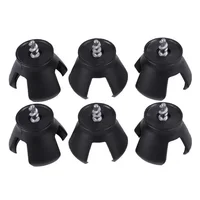 6pcs Golf Ball Retriever for Putter Sucker for Golf Screws Tool Golf Ball Grabber Picker Upper Suction Cup Ball Grabber 1
