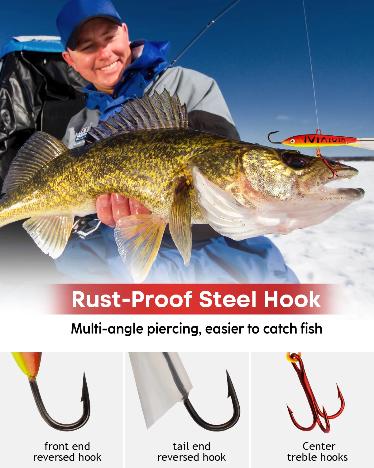 ice fishing line for walleye