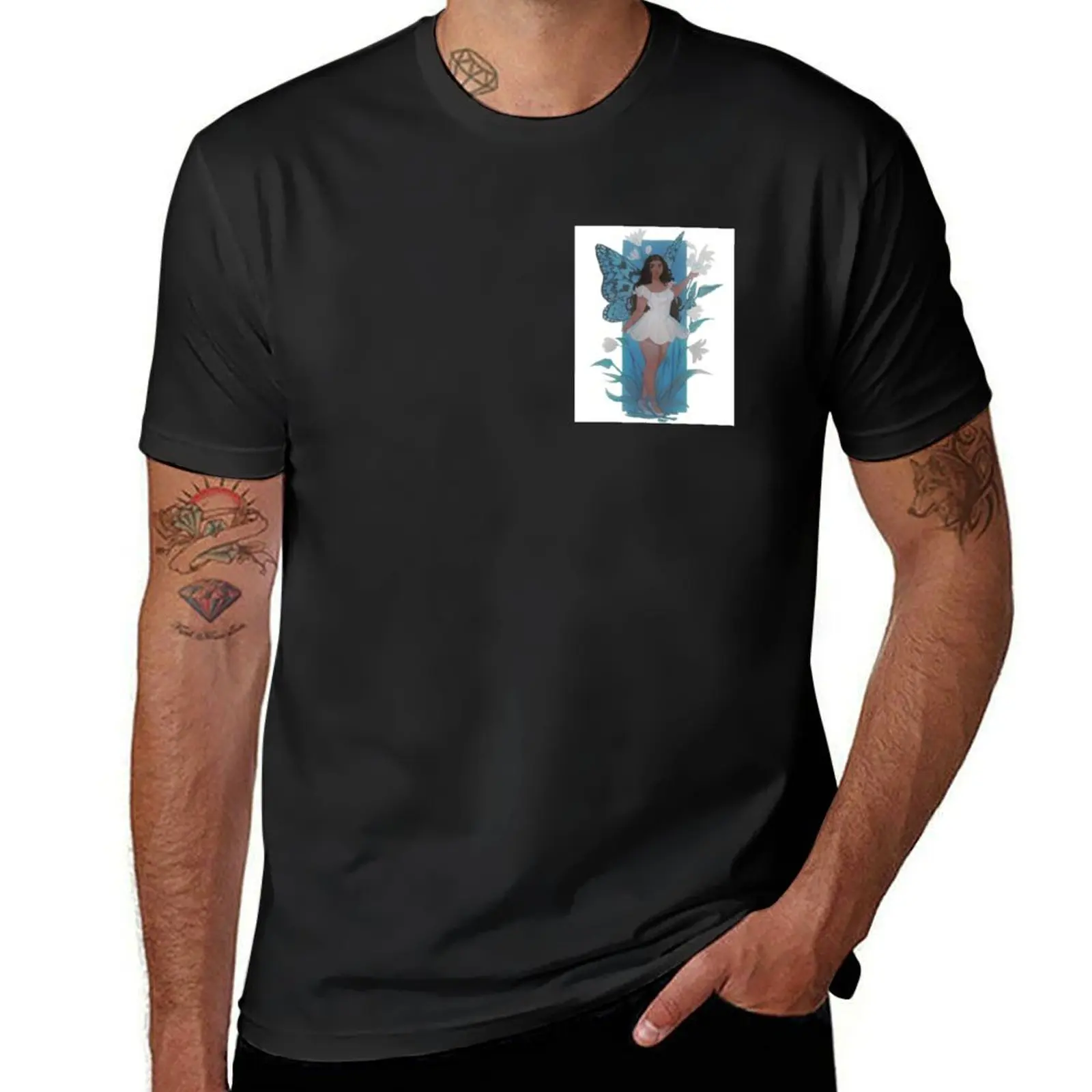 white scilla T-Shirt Aesthetic clothing new edition Men's t-shirt