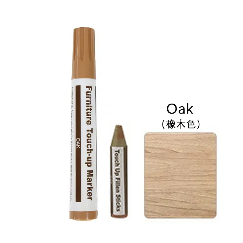 Wooden Furniture Repair Pen Touch Up Markers & Filler Sticks Wood Scratch Restoration Kit Patch Paint Pen Wood Composite Repair - Image 17
