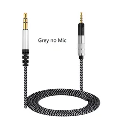 Premium OFC Copper HiFi 3.5mm Headset Upgrade Cable (Black-L Plug-1.5M)