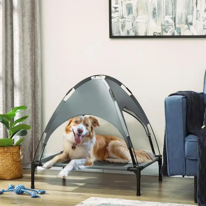 Elevated Canopy Dog Cot 7