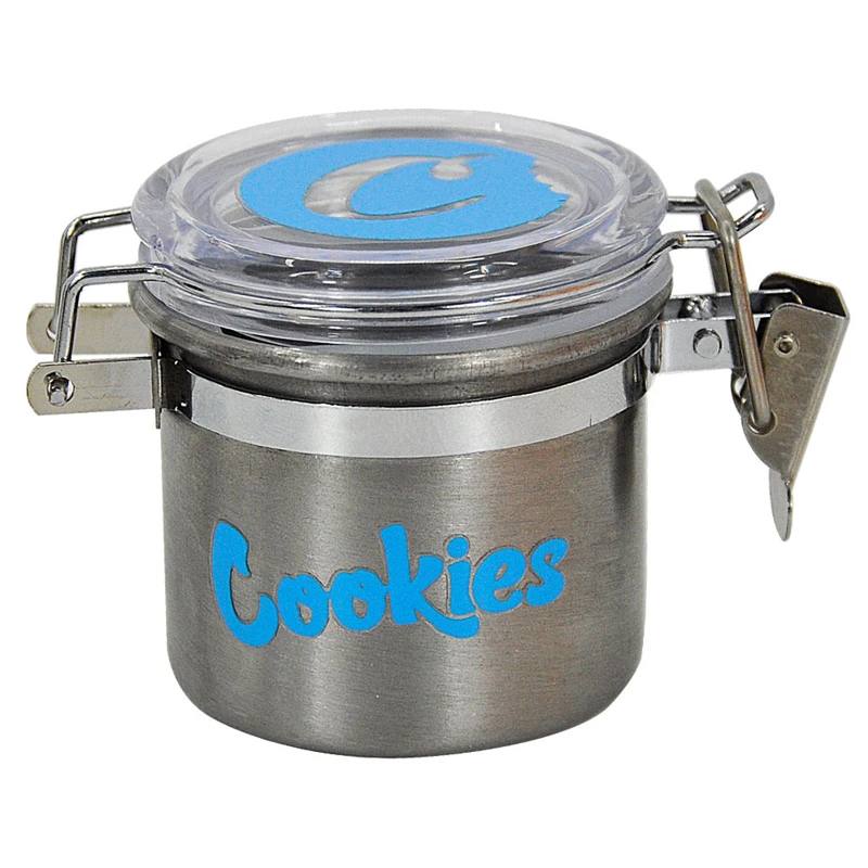 Cookies Jar Airtight Tobacco Storage Container Weed Stash Herbs Sealed