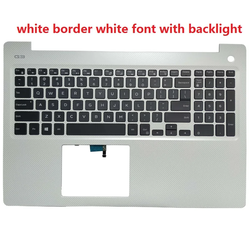 white font backlit