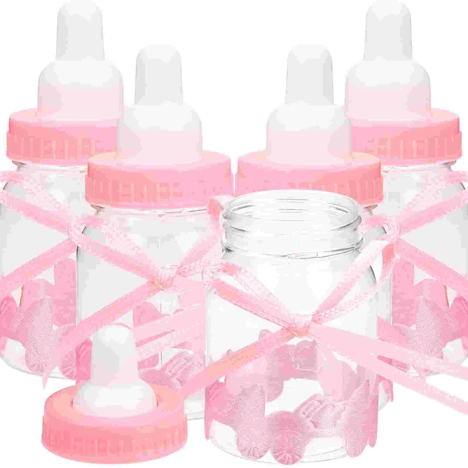 

Mini Bottle Favors Candy Packing Boxes Baptism Party Birthday Decoration Bottles Baby Gifts