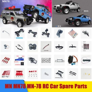 MN MN78 MN-78 Ricambi Auto RC Modificati: Albero di Trasmissione in Metallo, Ammortizzatore, Motore, Scatola Onde, Servosterzo, Pneumatico, Paraurti