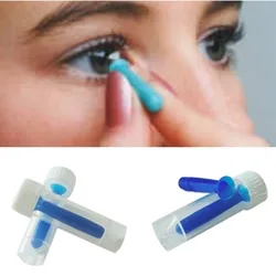 Compact Clear Contact Lens Storage Case with 10 Grids (Glasses holder)
