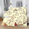 Cute Cartoon Chiikawa Printed Blanket Picnic Blankets Warm Blanket Soft and Comfortable Blanket Home Travel Birthday Gift 1