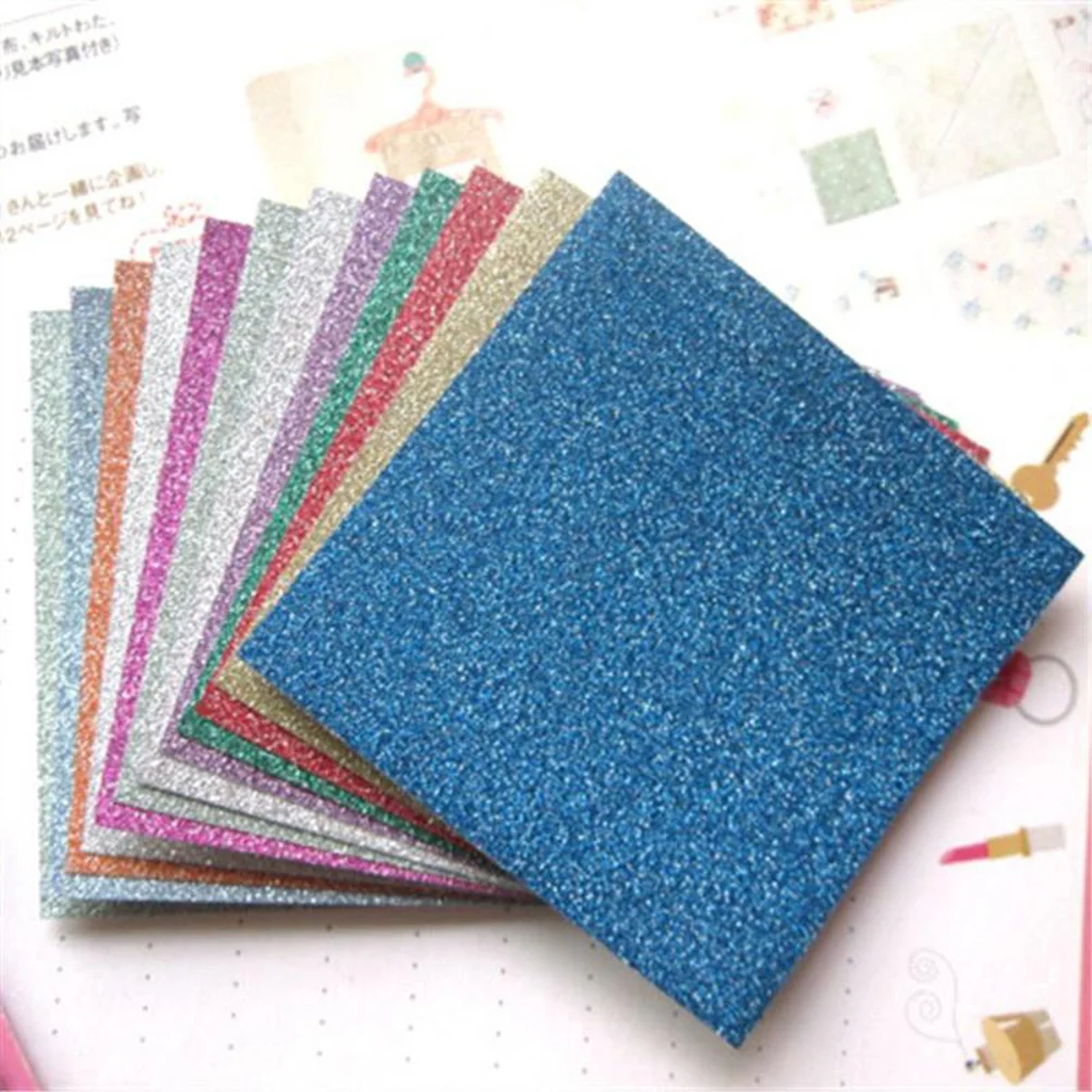 Craft Paper Handmade Craft Paper Handmade Paper Origami Paper Papers Glitter Durable Papers Origami Paper DIY Paper Hand Craft Sheets for Kids