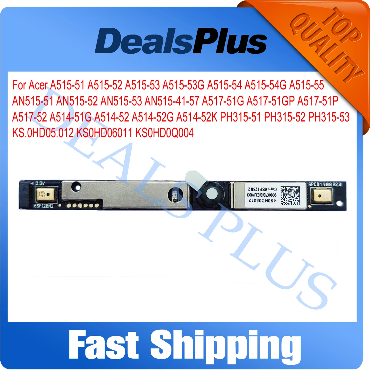 New Laptop WebCam Camera Replacement For Acer A515 A515-55 AN515-51 ...