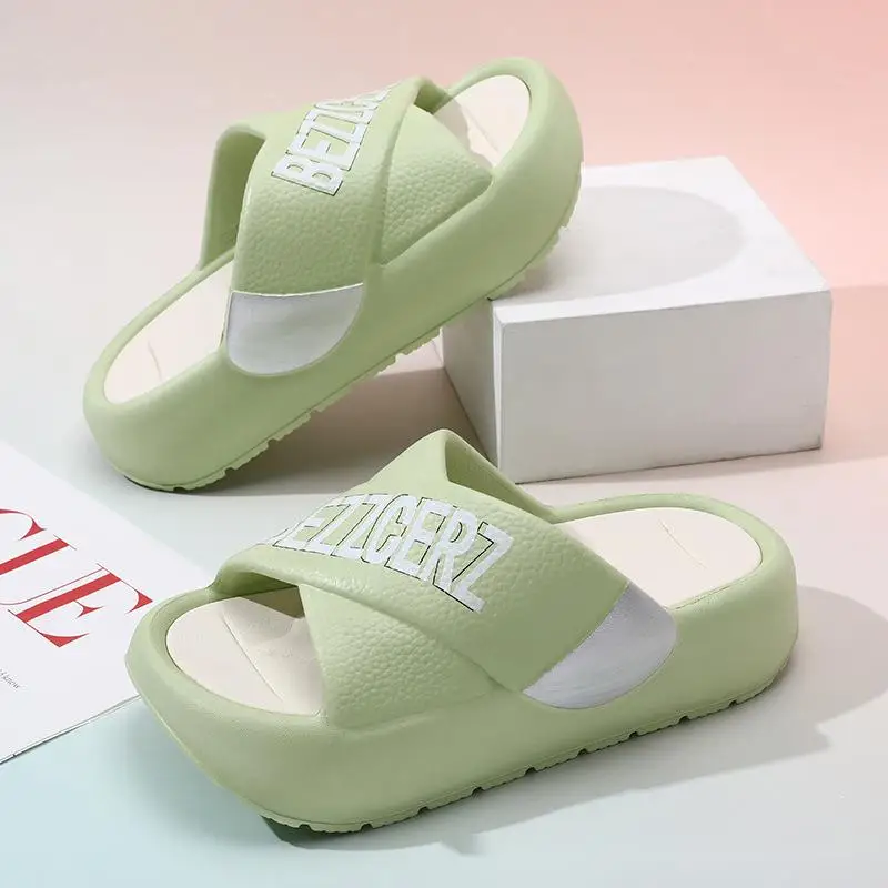 Women Sandals Spring/summer High-heeled EVA Super Thick-soled Slippers