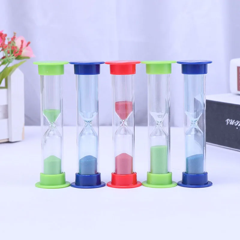 6PCS Sand Hourglass Teeth 2 Minutes Stitch Hourglass Child Tooth Brushing sand timer