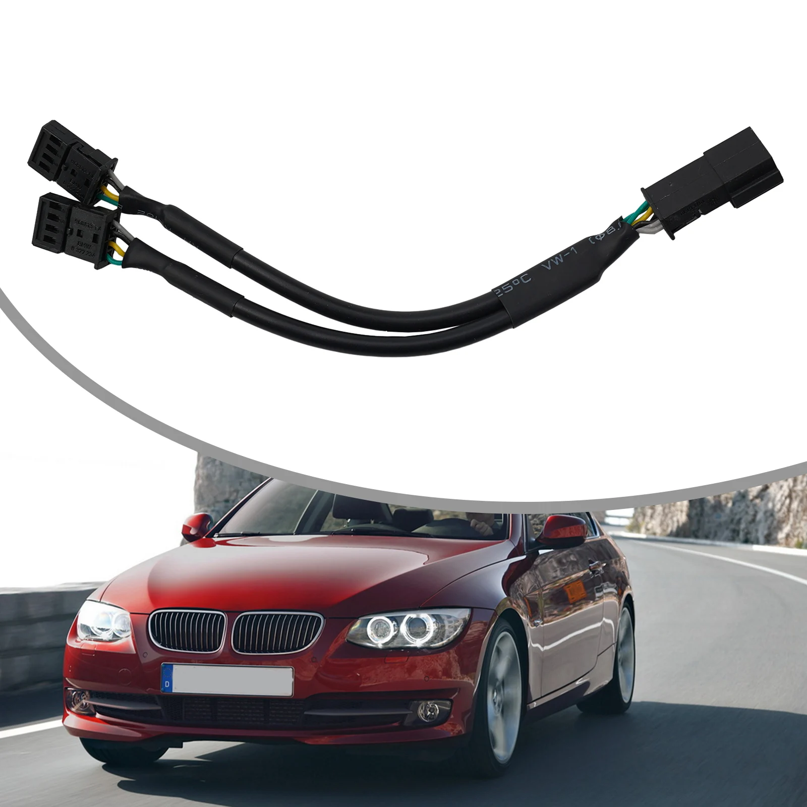 

Cable Adapter ECU Y Splitter 15cm Length Black Cable Adapter NBT Touch Car Electronics Accessoreis For BMW F10 F10 F18 F20 F30