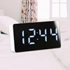 Digital Clock Large Display LED Electric Alarm Clock Mirrored Alarm USB Ports Modern Decorations for Car Decorations 2