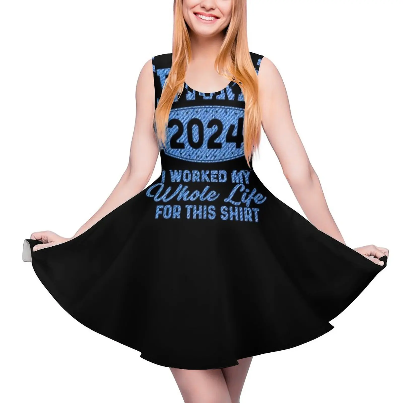 Copy of Retirement Gifts Men Women Retired 2024 Sleeveless Dress summer woman dress 2024 evening dresses ladies