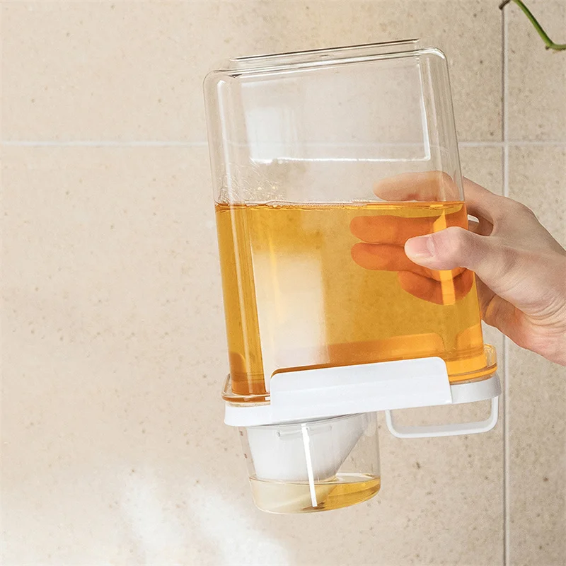 Airtight Laundry Detergent Dispenser Powder Storage Box Clear Washing Powder Liquid Container with Lids Jar laundry detergent dispenser laundry detergent storage box