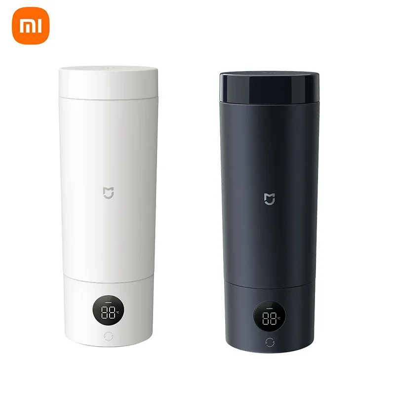 Xiaomi Mijia Portable Electric Heating Cup 2 Temperature Led Thermos 316 Bollitore Per Tazza Bollente In Acciaio Inossidabile Per Caffè Da Viaggio