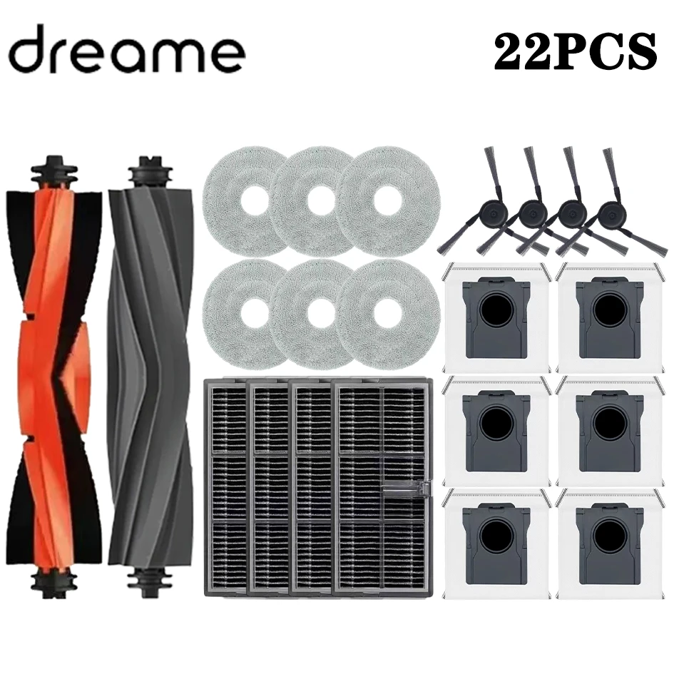 Robot Vacuum Cleaner Accessories Kit: Mop, Dust Bag, Main Brush, Side Brush, and HEPA Filter Replacement