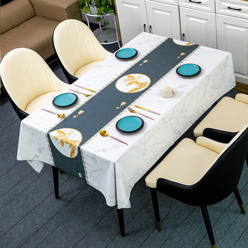 

Modern Marbled Rectangular Tablecloth for Dining Table Wedding Decoration Tablecloth Party Decoration Tablecloth