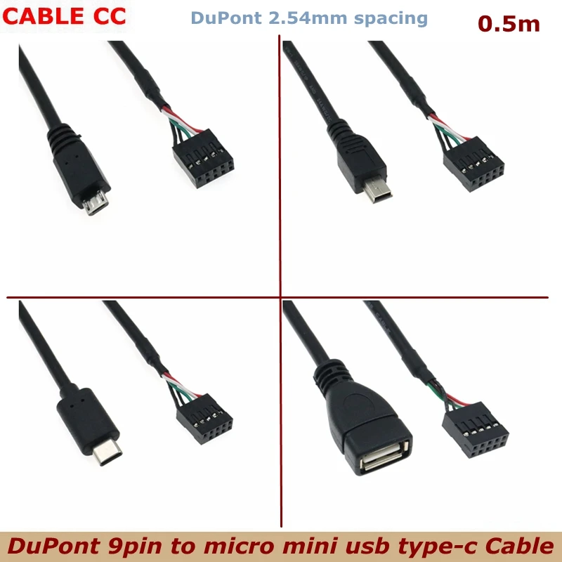 5 Pcs USB Type-C USB-C 14 핀 커넥터 브레이크 아웃 P-CB 보드 (암) 금속