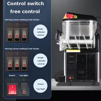 Snow Melting Machine Commercial Cold Drink Refrigeration Equipment 24L Large Capacity Automatic Freeze Slush Maker 2