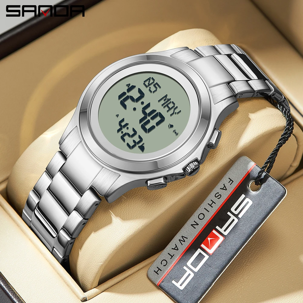 Sanda Middle East Hot selling Watch Arabic Tide Watch Fashion Multi functional Reminder Direction Indicator AZAN WATCH