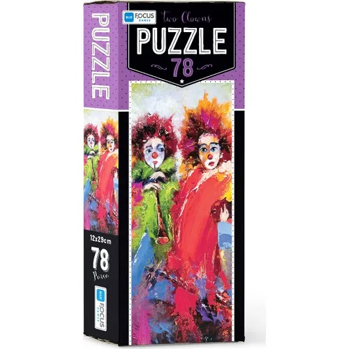 

Blue Focus 78 Piece Puzzle Two Clowns