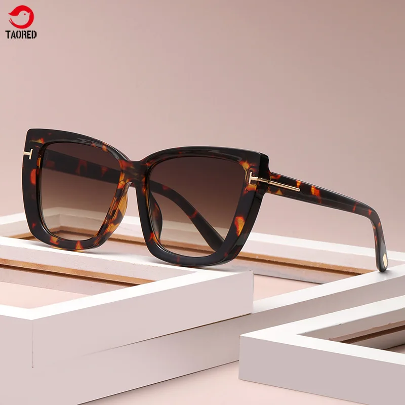 

New Trendy Fashion Women's Sunglasses Cat Eye Style Frame Elegant Eyeglasses Luxury Outdoor UV400 Vintage Female Eyewear TAORED