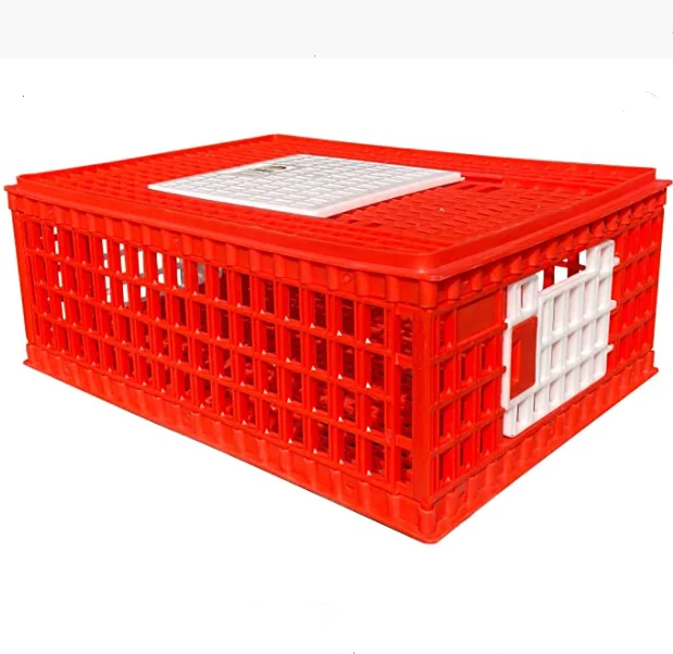 Poultry Transport Cage Plastic Chicken Transport Carrier Crate Chicken Cage Duck