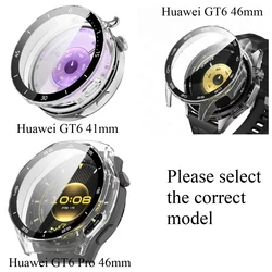 Premium Protective Cover with Touch - Sensitive Glass Film for Smartwatch - Crash Proof Design (Clear)