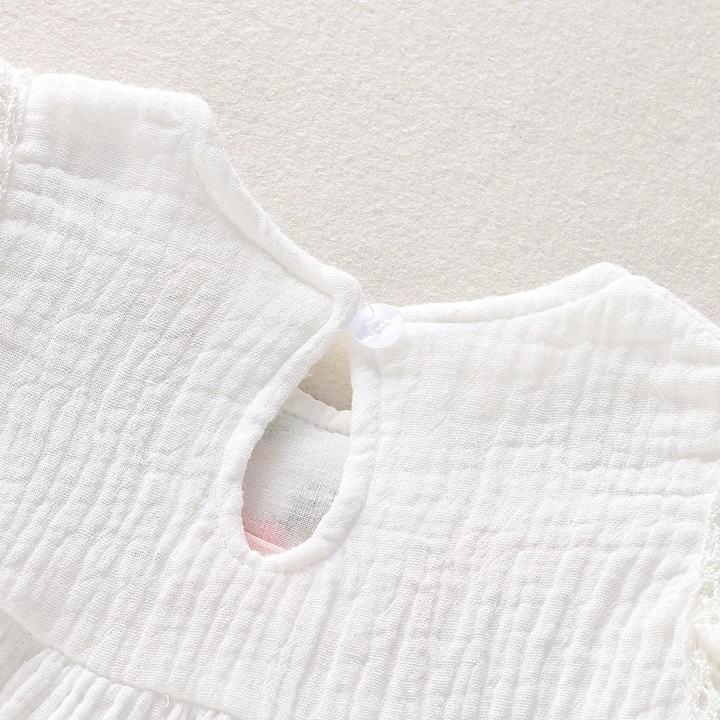 Baby Embroidered Linen Dress 4