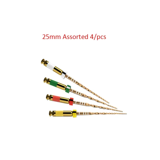 3Pks/12pcs Wave taper one Gold ENDODONTIC RECIPROCATING Files Endo Root Canal Treatment Dental Rotary Filestistry Instrument 3