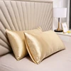 100% Silk Pillowcase Pillow Cover Silky Satin Hair Beauty Pillowcase Comfortable Pillow Case Home Decor Pillow Covers. 4