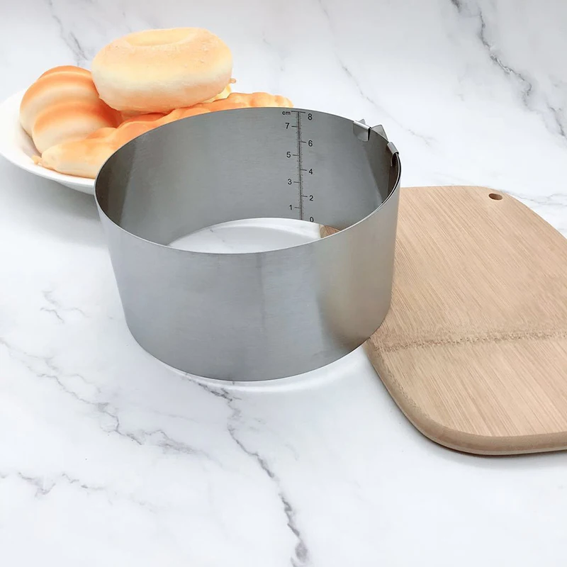 FORBAKE 10 Stück Mousse Ring Set Edelstahl | Tropfenform Backwerkzeuge Für Kuchen & Desserts