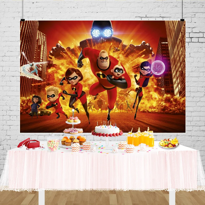 Happy Birthday Incredibles Baby Shower Theme Disney Movie The - Main Image