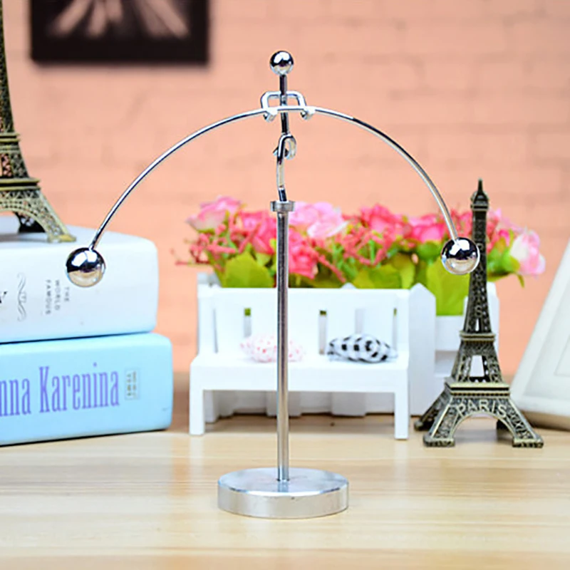 

Stress Relief Toy Balance Bar Little Iron Man Weightlifting Education Toys For Children Adults