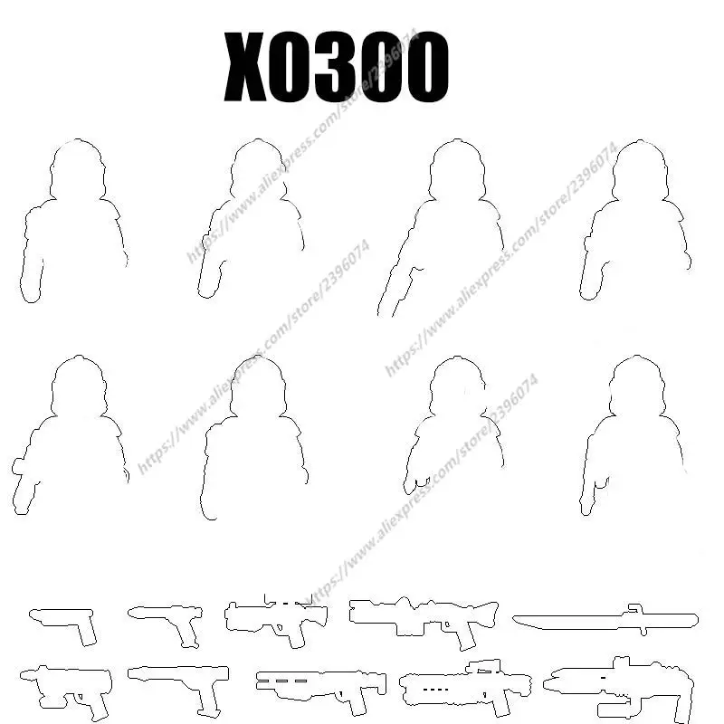 

Экшн-фигурки X0300, Аксессуары для фильмов, кубики, игрушки, XH1600, XH1601, XH1602, XH1603, XH1604, XH1605, XH1606, XH1607