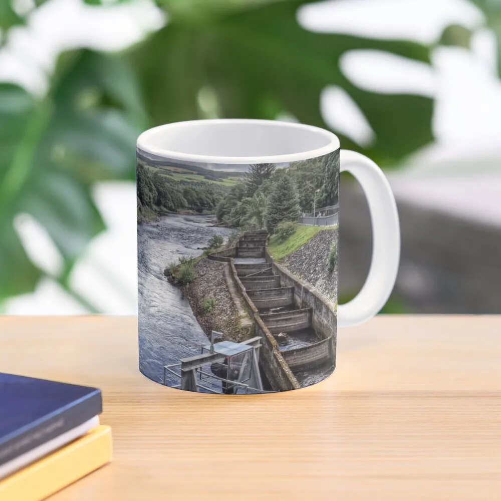

Pitlochry Fish Ladder Coffee Mug Large Beautiful Teas Mug