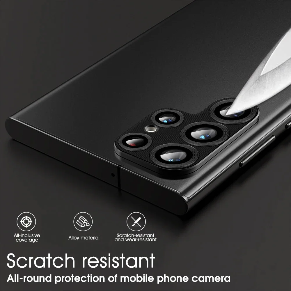 Premium Metal Camera Lens Protector Glass - Full Coverage and Protection