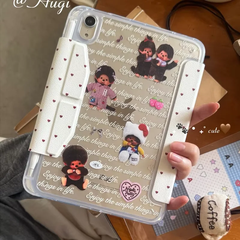 Love Heart M-Monchhichi Tablet Case - Stylish Protective Cover