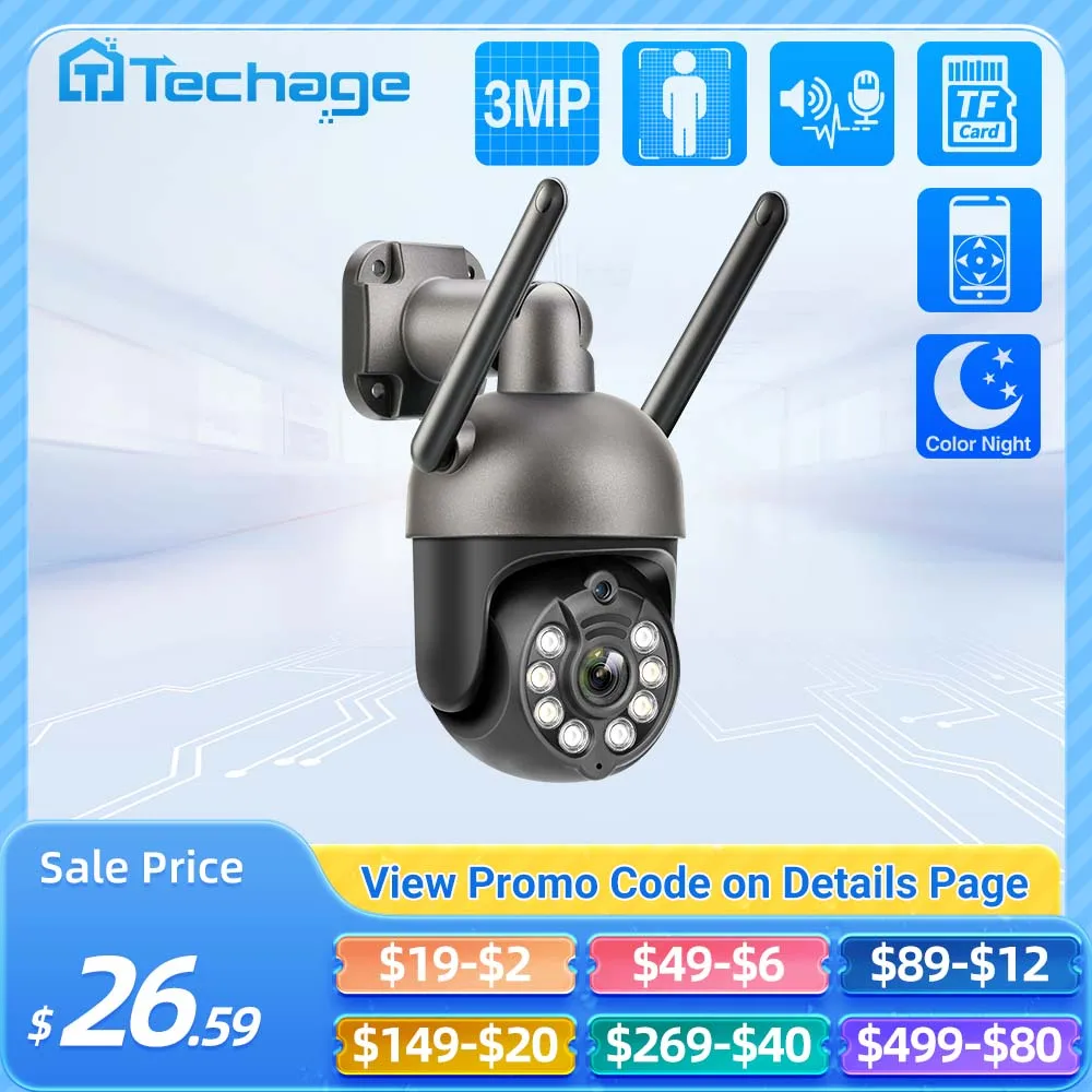Wifi IP Camera 3MP 2MP HD 1080P Full Color P2P CCTV Outdoor Video Surveillance wifi camera ip camera surveillance camera wifi ip camera
