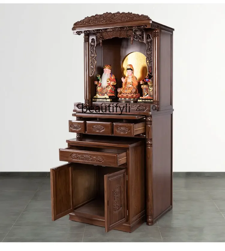 

Буддийский храм в новом китайском стиле, шкаф для одежды, домашний буддийский шкаф