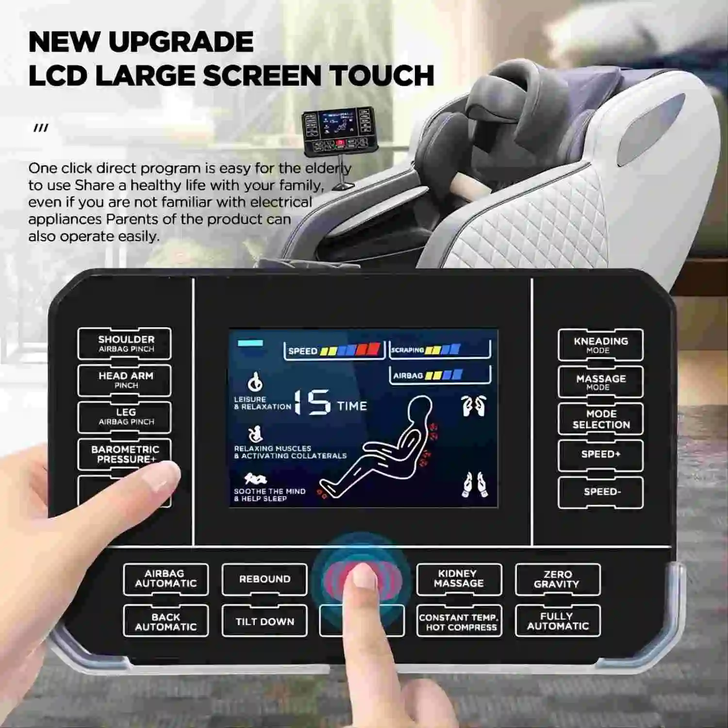 Multi-Function Music Massage Chair Office Home Full Automatic Zero-Gravity Electric Massage Luxury Space Capsule Gift  Sofa 4