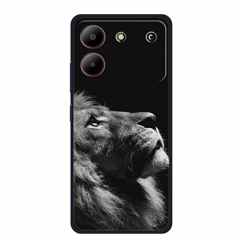 Sleek Black Silicone Soft Back Cover Case
