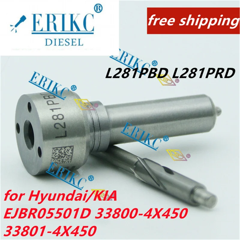 

ERIKC Бесплатный L281PBD игольчатый сопло L281PBD автозапчасти L 280 PBD L281 PBD для инжектора EJBR05501D 33800-4X450