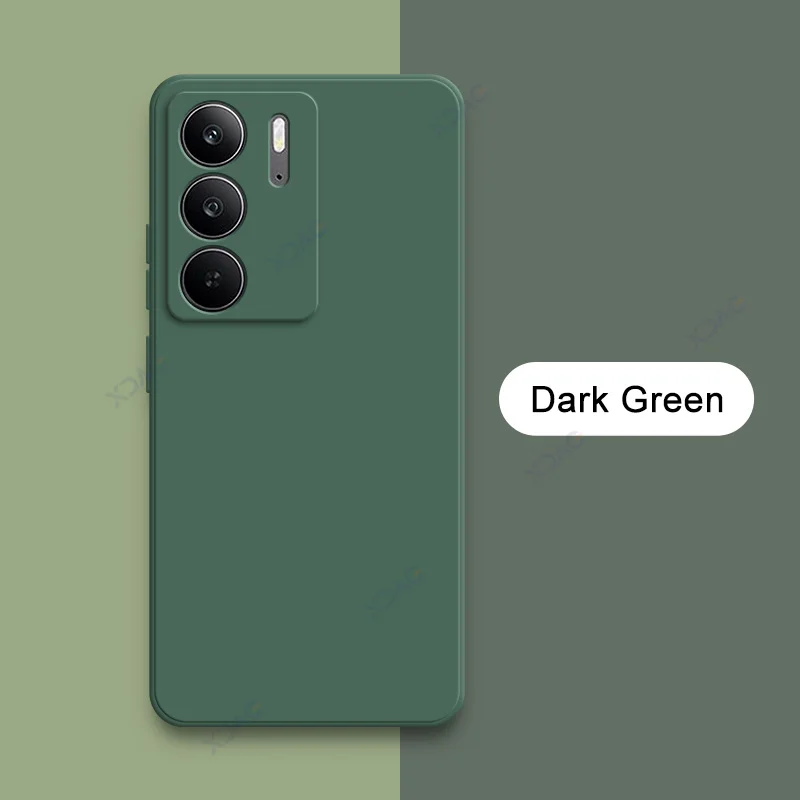 Enhanced Liquid Silicone Shockproof Phone Case - Soft Protective Anti-Drop Cover