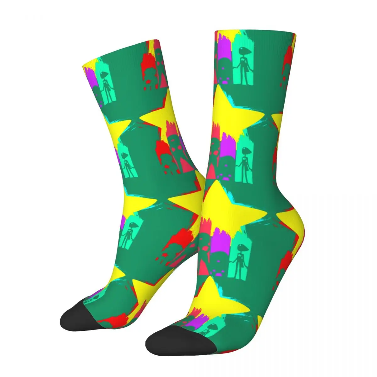 

Funny Crazy Sock for Men Steven Universe Ame Hip Hop Harajuku Steven Universe Ame Happy Seamless Pattern Printed