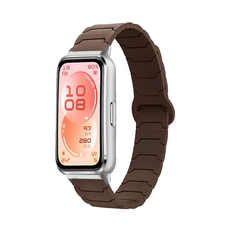 Magnetic Armor Silicone Sport Strap - Smartwatch Replacement Bracelet
