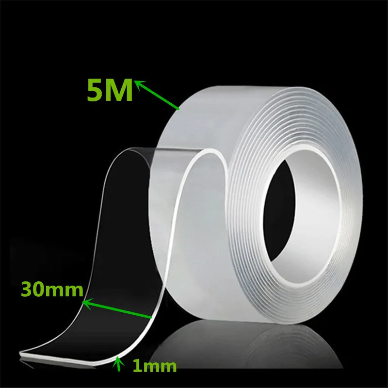 Nano Double-Sided Extra Strong Adhesive Tape – Waterproof & Cleanable