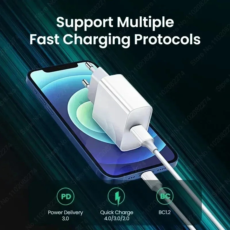 รูปสินค้า ชาร์จเร็ว iPhone iPad 30W USB-C พร้อมสาย